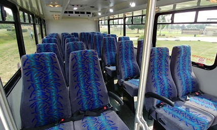 Luxury Shuttle Bus interior